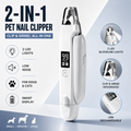 LED Pet Nail Clipper & Grinder 2-in-1
