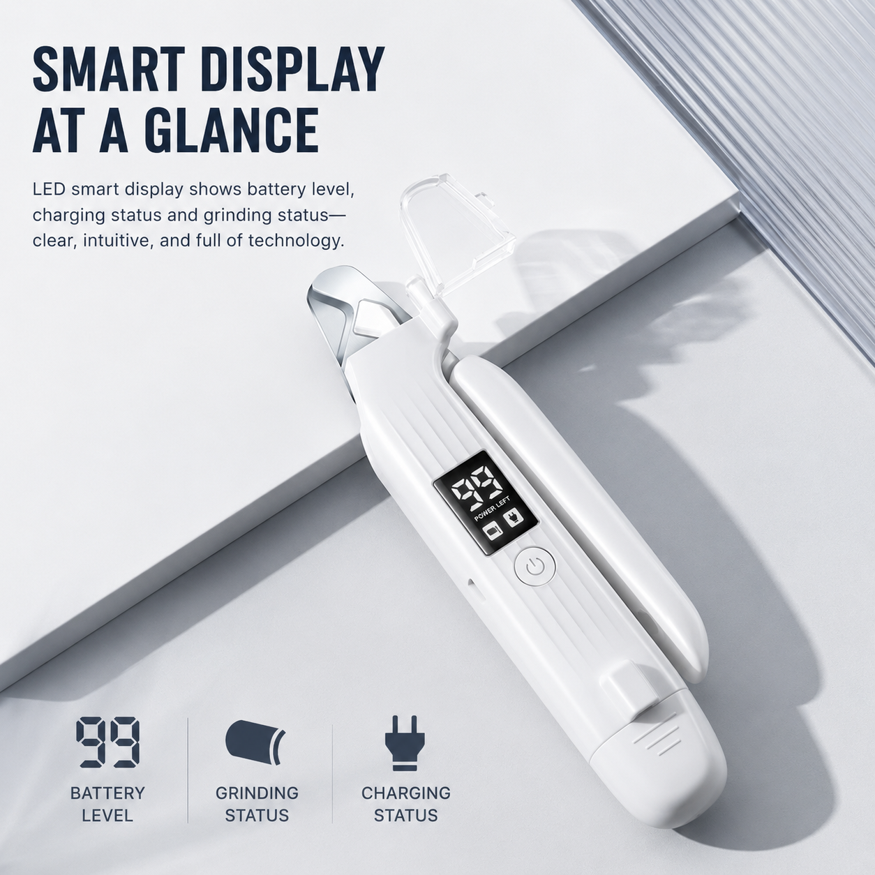 LED Pet Nail Clipper & Grinder 2-in-1