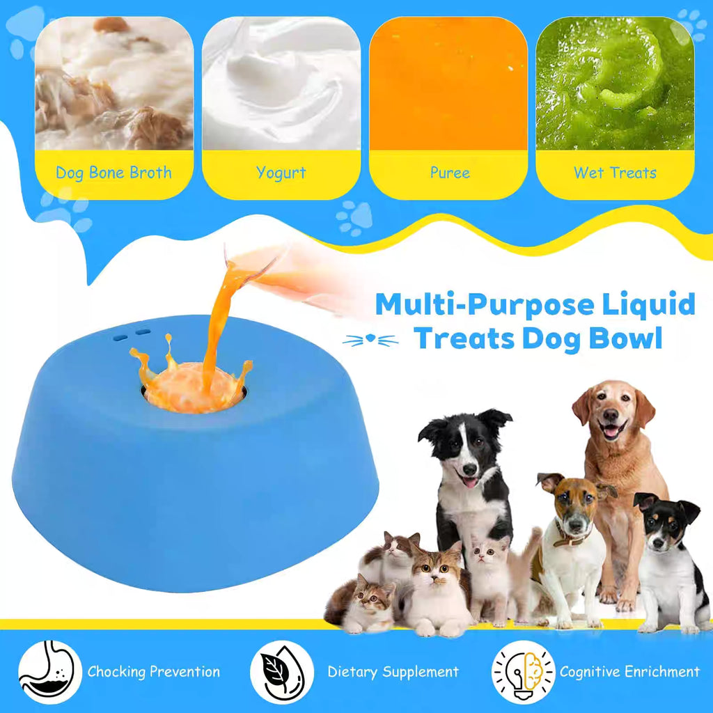 Interactive Rolling Dog Lick Bowl