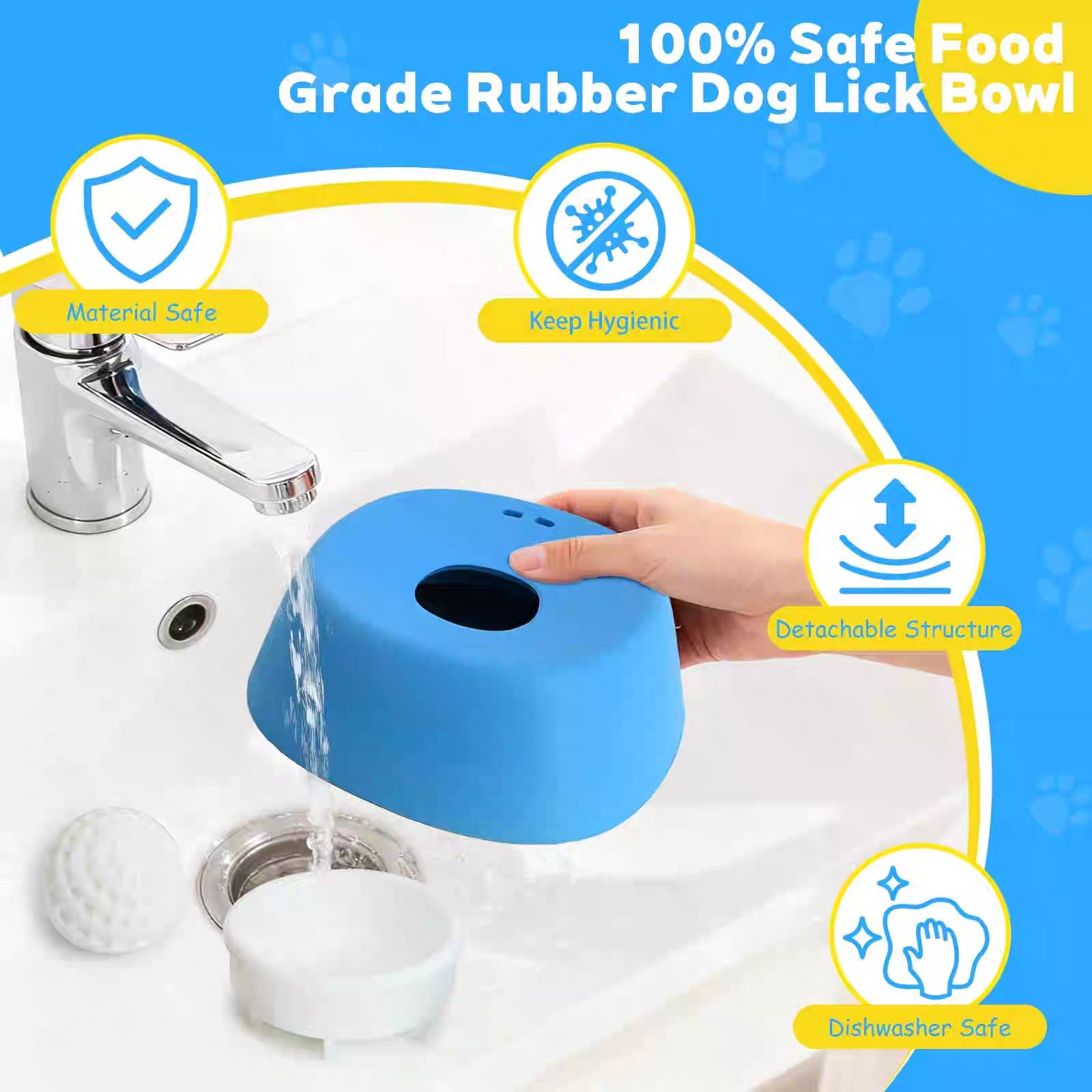Interactive Rolling Dog Lick Bowl