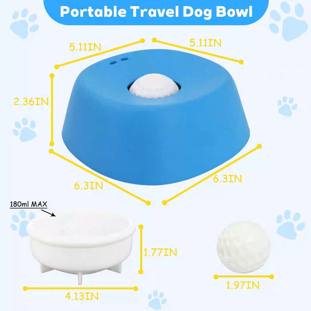 Interactive Rolling Dog Lick Bowl