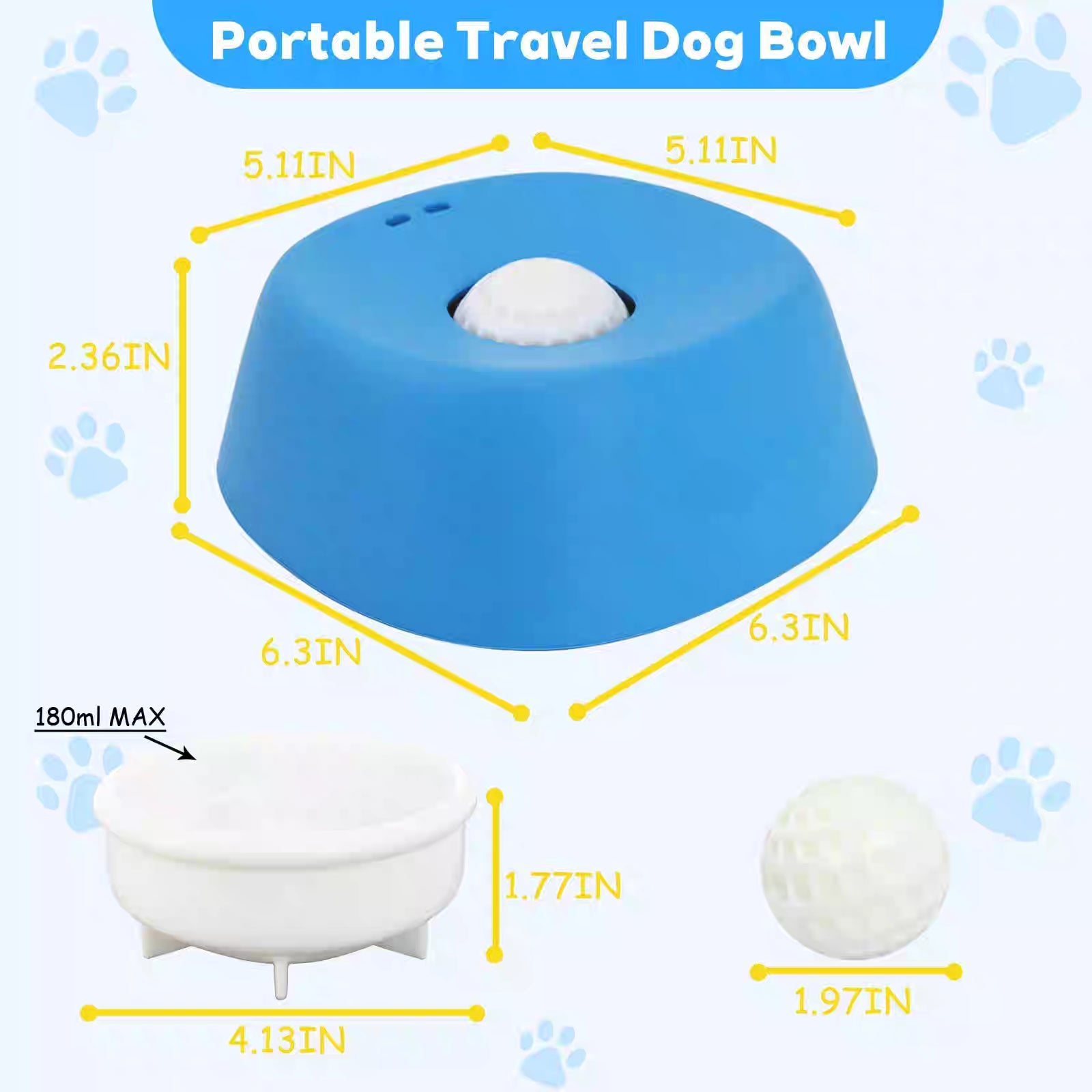 Interactive Rolling Dog Lick Bowl